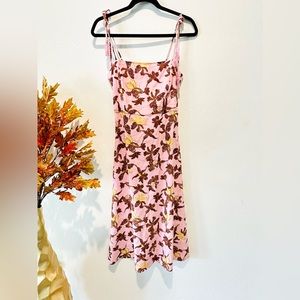 NWT House of Harlow 1960 Linen Blend Cut Out Midi Pink
Hawaiian Dress